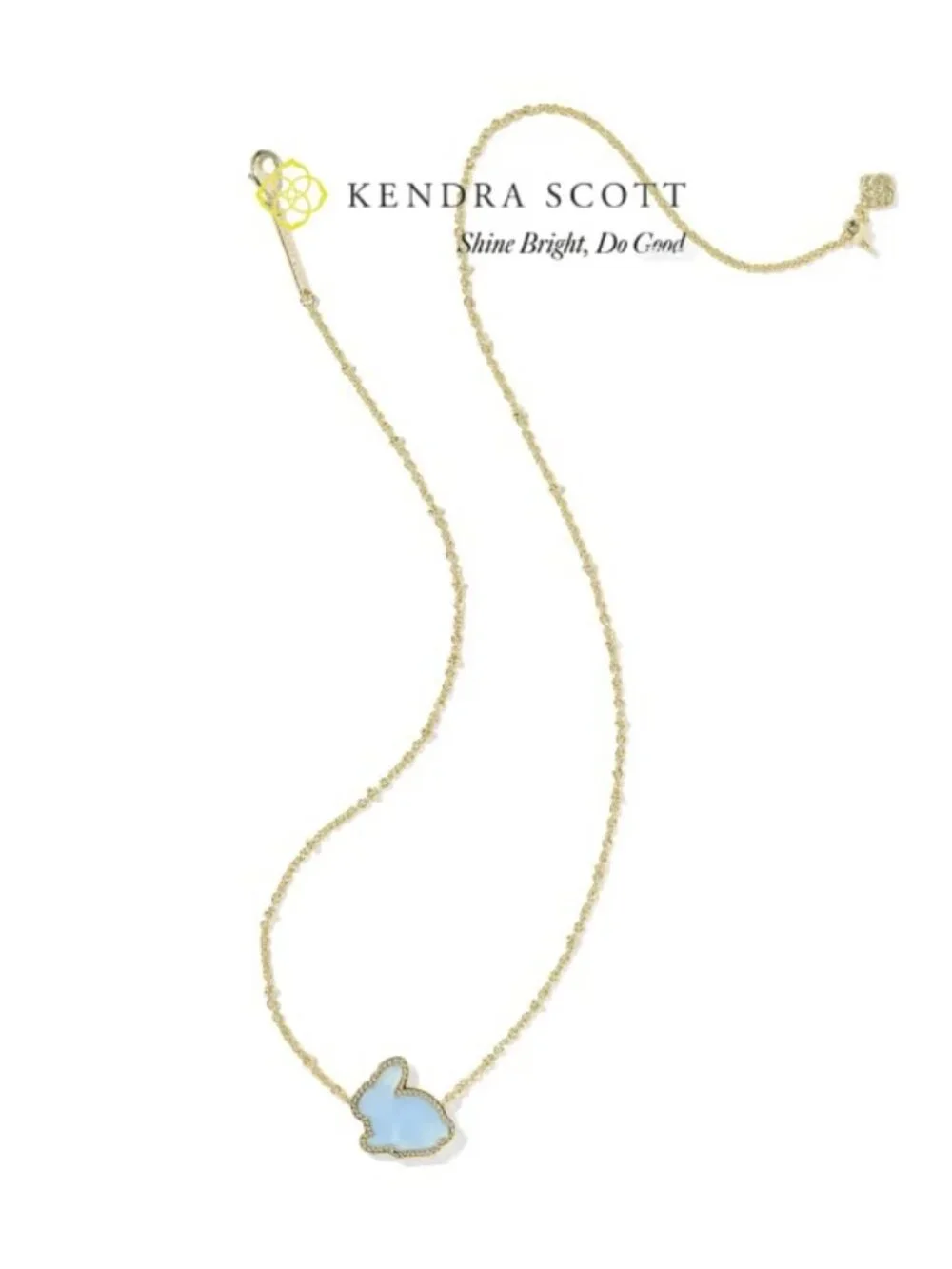 Kendra Scott Bunny Gold Short Pendant Necklace - Picture 3 of 4
